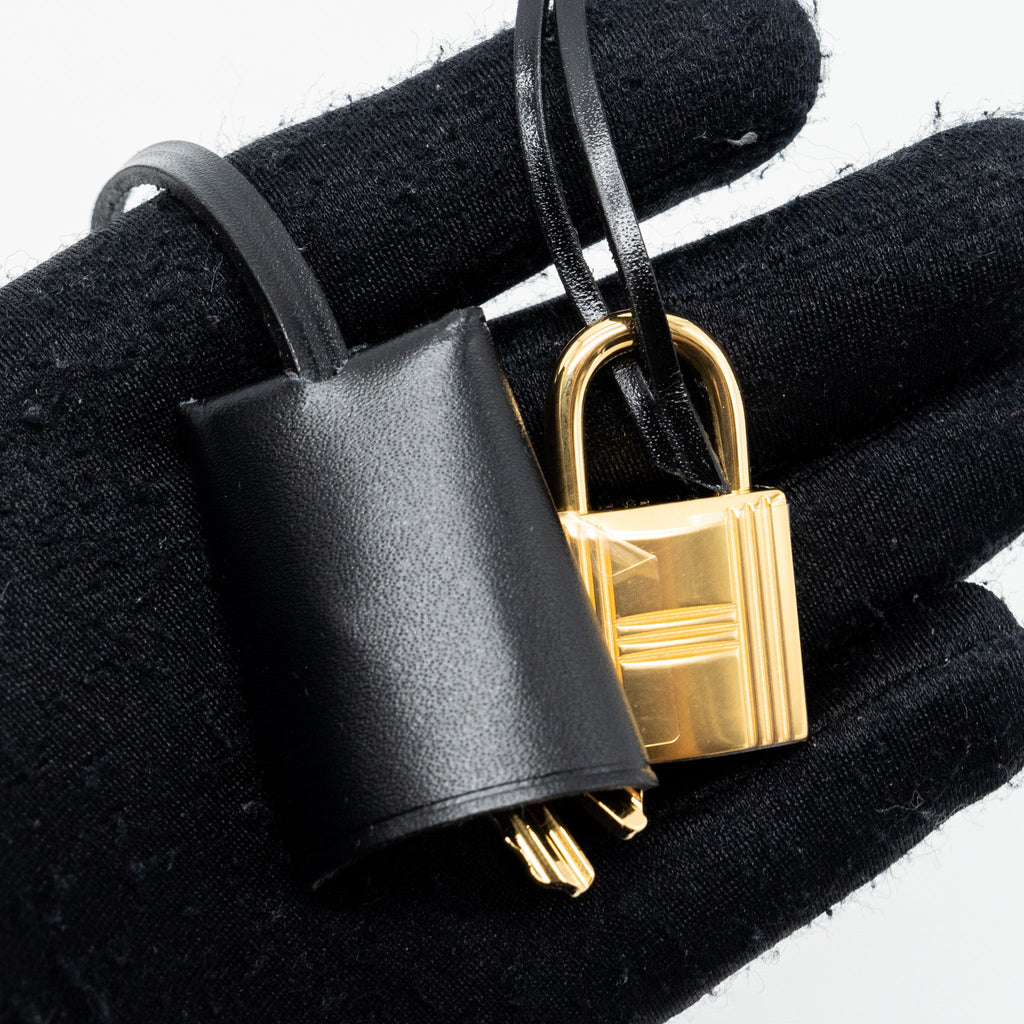 HERMES HERBAG 31 BERLINE/VACHE HUNTER BLACK GHW