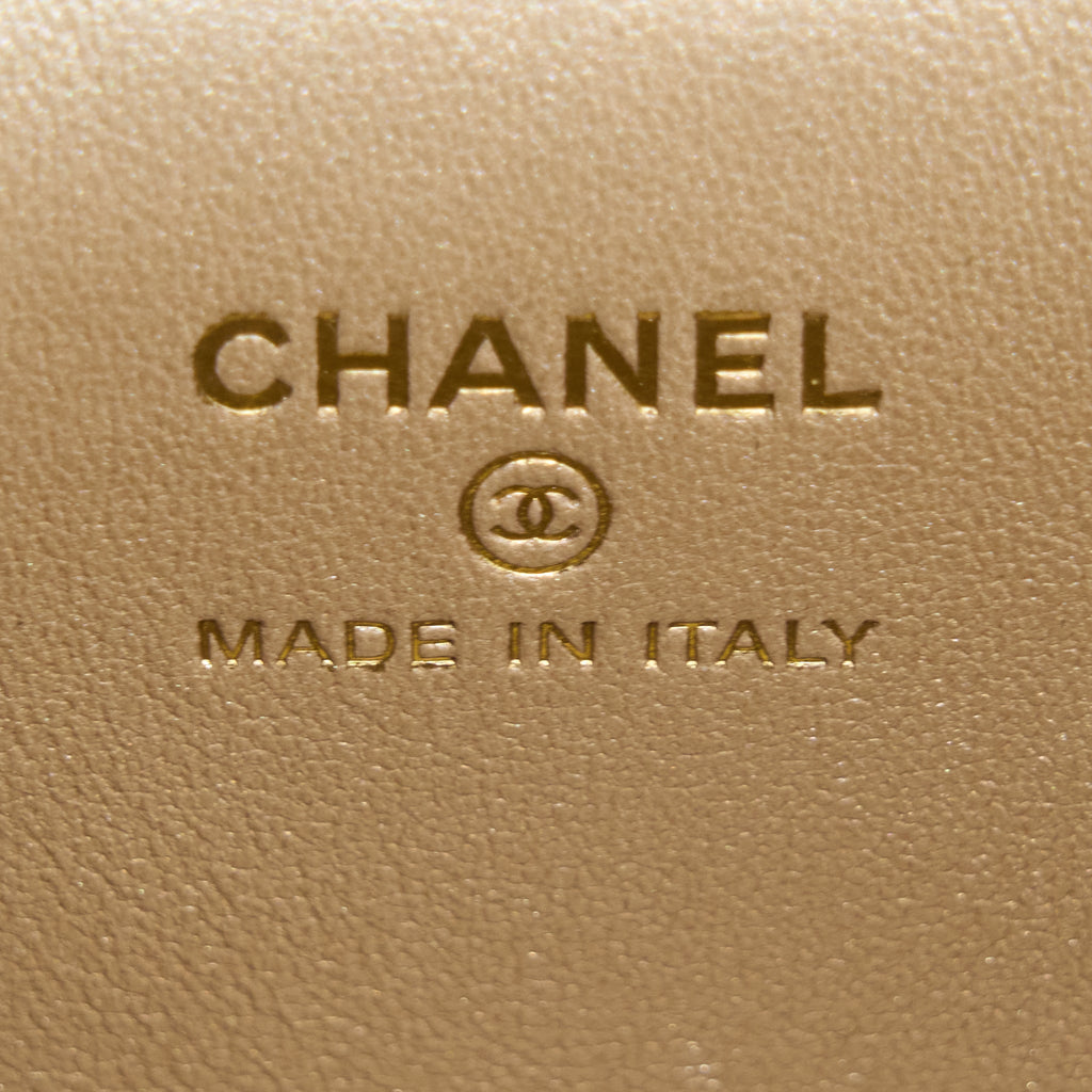 CHANEL 22S TOP HANDLE VANITY LAMBSKIN BLACK LGHW