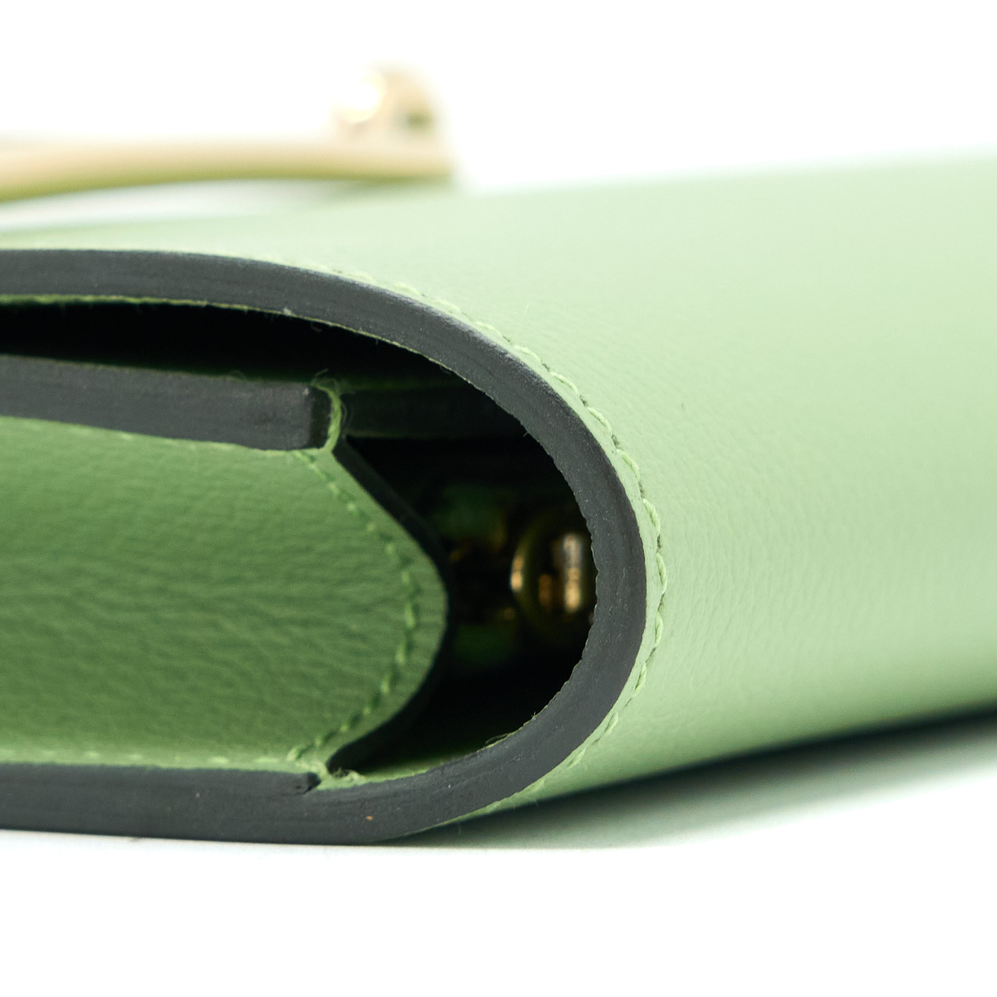 HERMES ROULIS SLIM EVERCOLOR VERT CRIQUET GHW