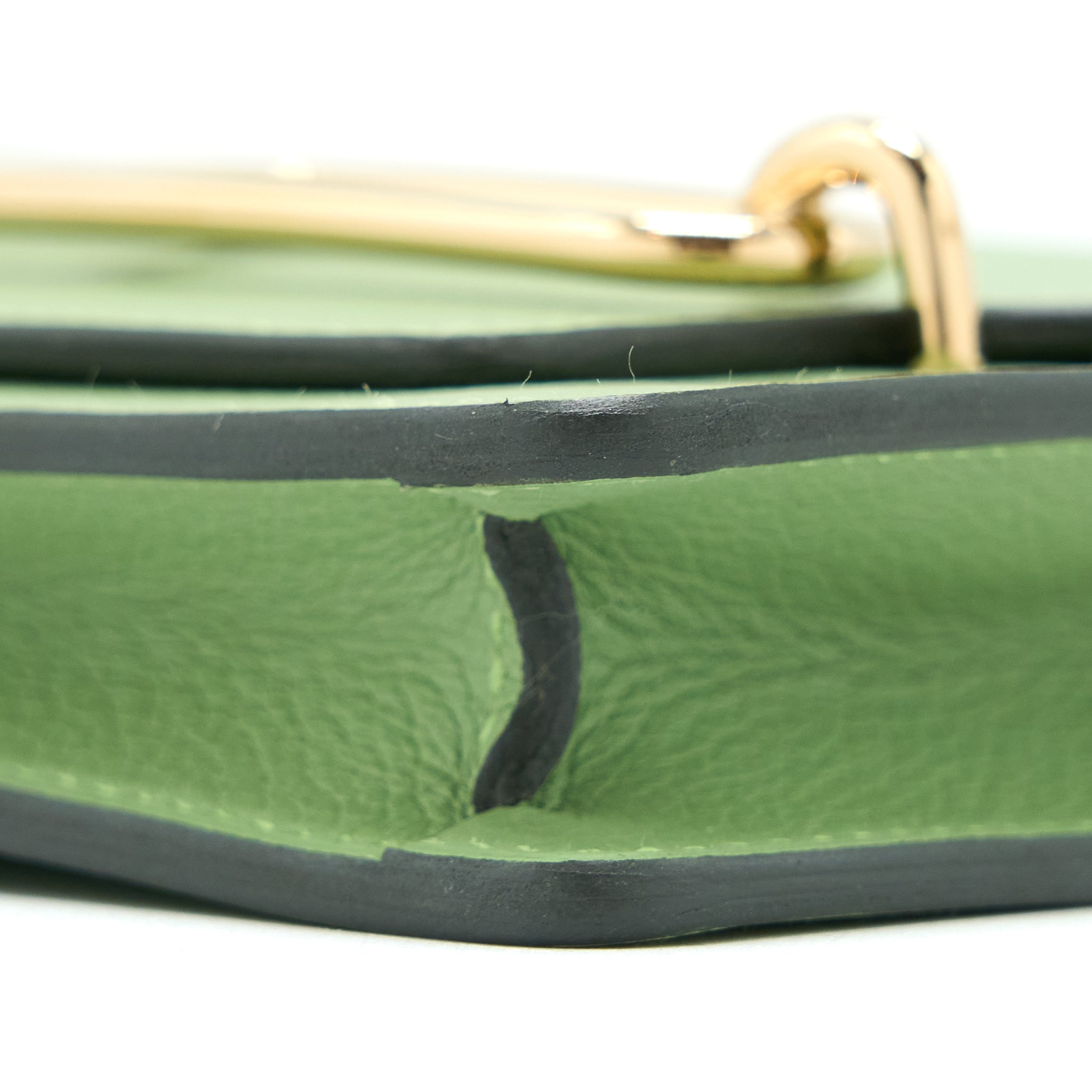 HERMES ROULIS SLIM EVERCOLOR VERT CRIQUET GHW