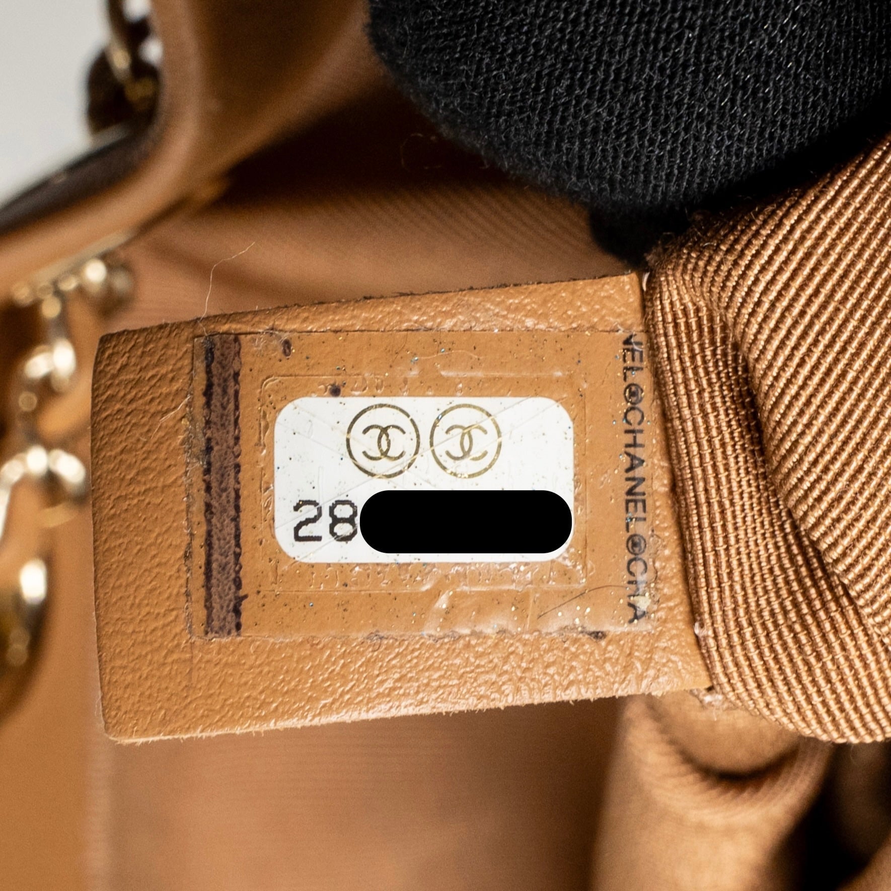 CHANEL MINI DRAWSTRING BUCKET BAG CALFSKIN DARK BEIGE LGHW