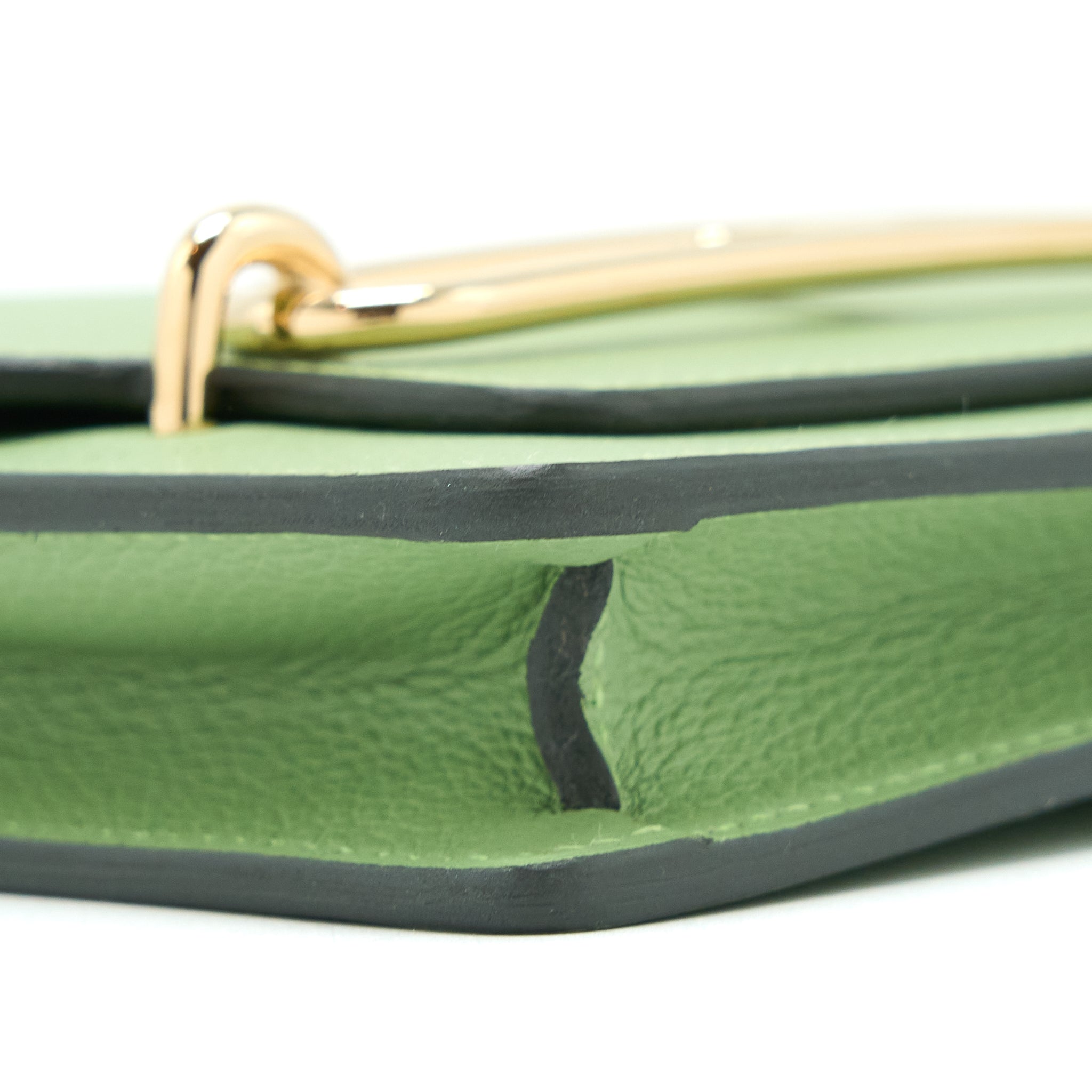 HERMES ROULIS SLIM EVERCOLOR VERT CRIQUET GHW