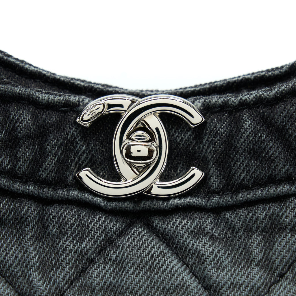 CHANEL 31 BAG DANIM GREY SHW