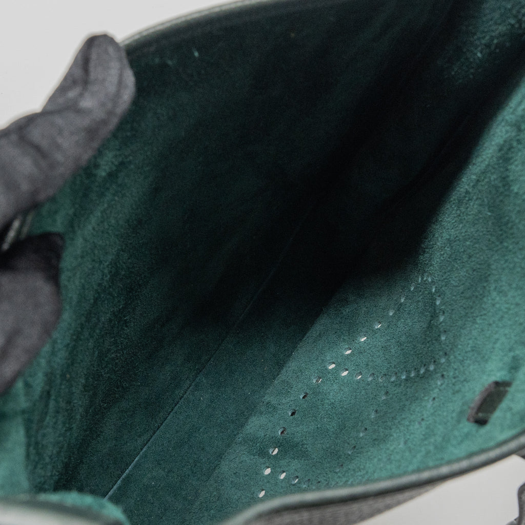 HERMES EVELYN 29 CLEMENCE DARK GREEN SHW