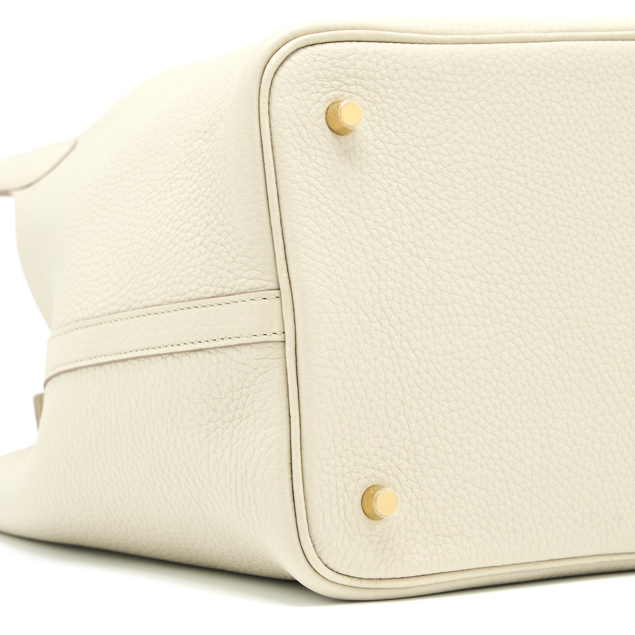 HERMES PICOTIN 22 LOCK BAG CLEMENCE 8L BETON GHW