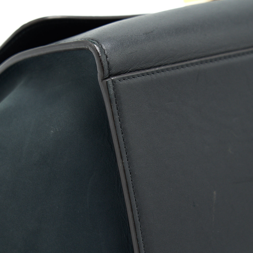 CELINE TRAPEZE BAG DEEP GREY / BLACK GHW