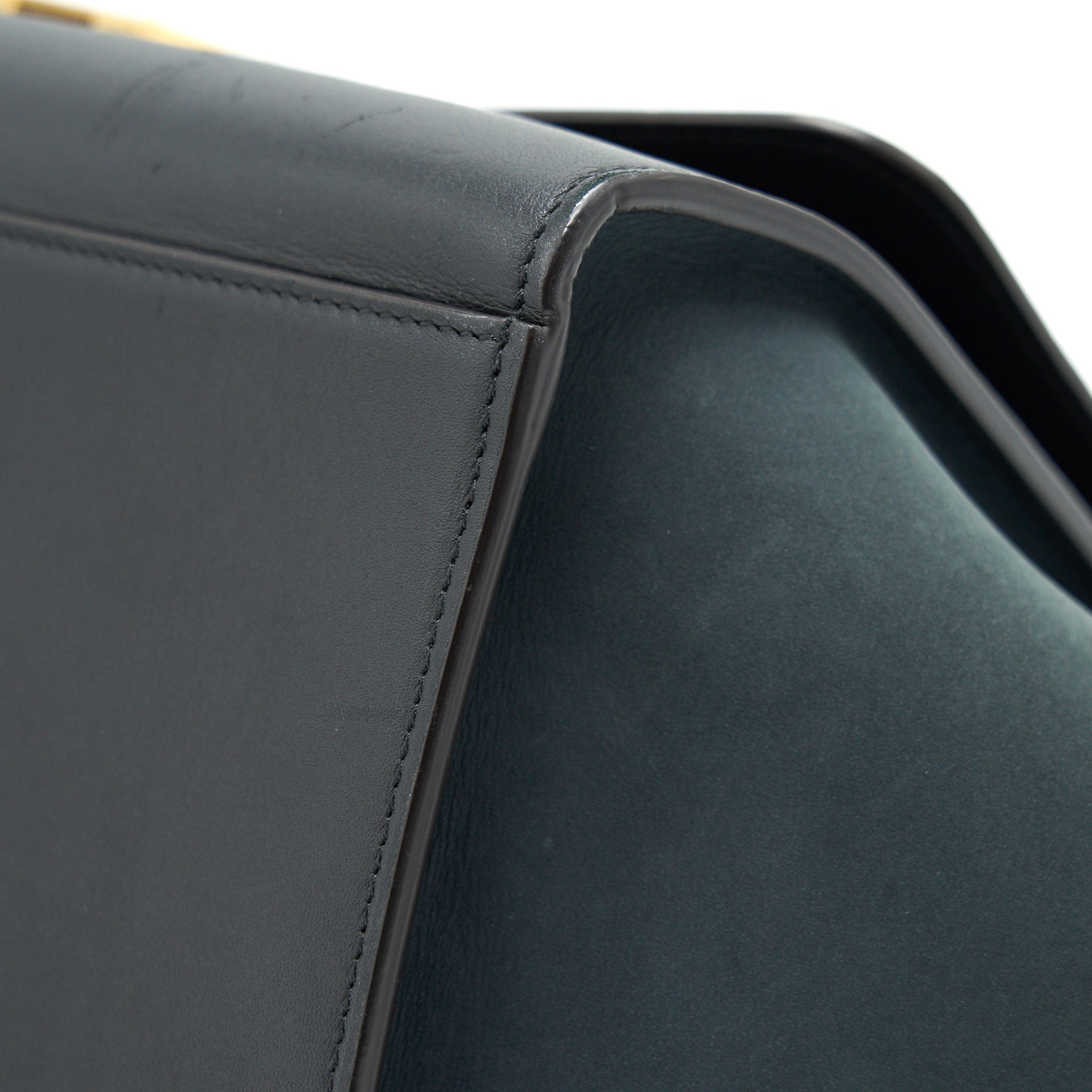 CELINE TRAPEZE BAG DEEP GREY / BLACK GHW