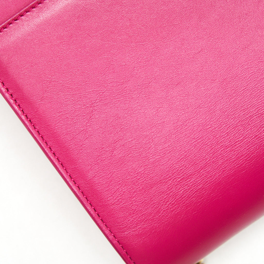 SAINT LAURENT /YSL MEDIUM KATE BAG WITH TASSEL IN HOT PINK