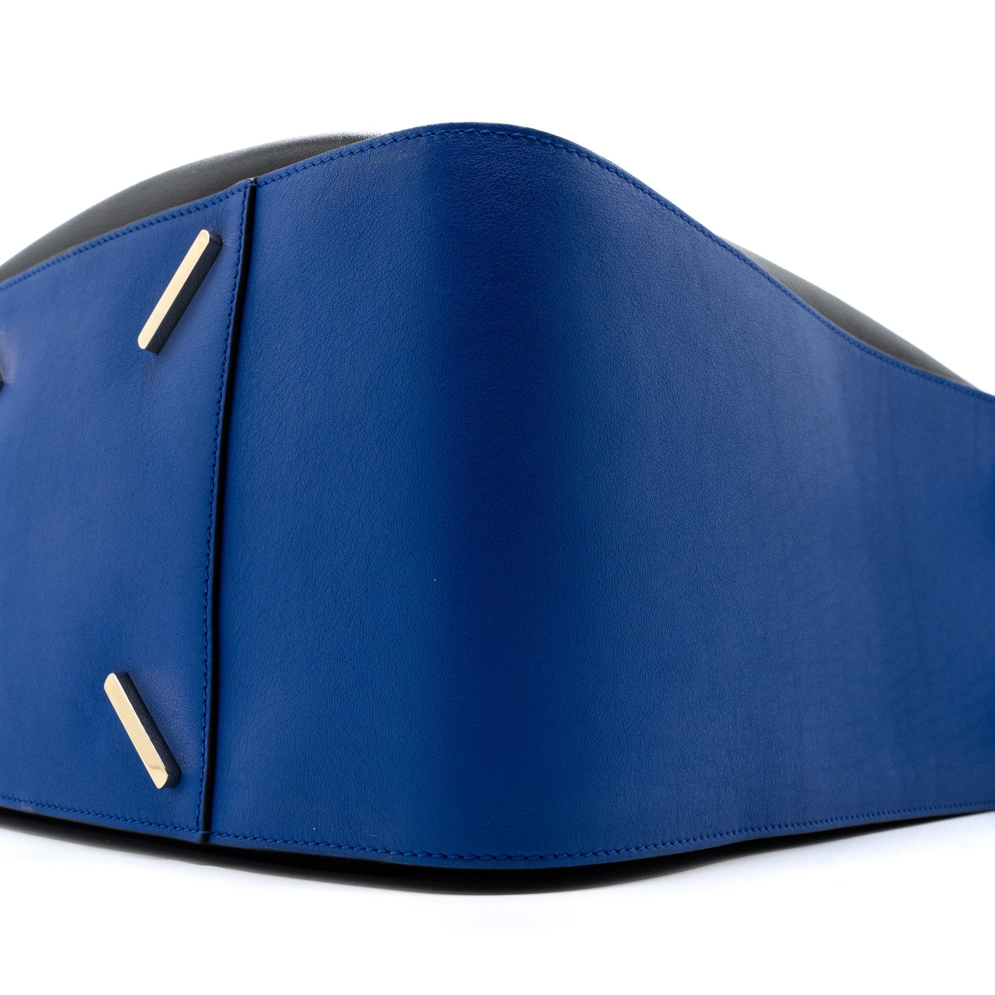 LOEWE HAMMOCK BAG CALFSKIN ELECTRIC BLUE/BLACK GHW