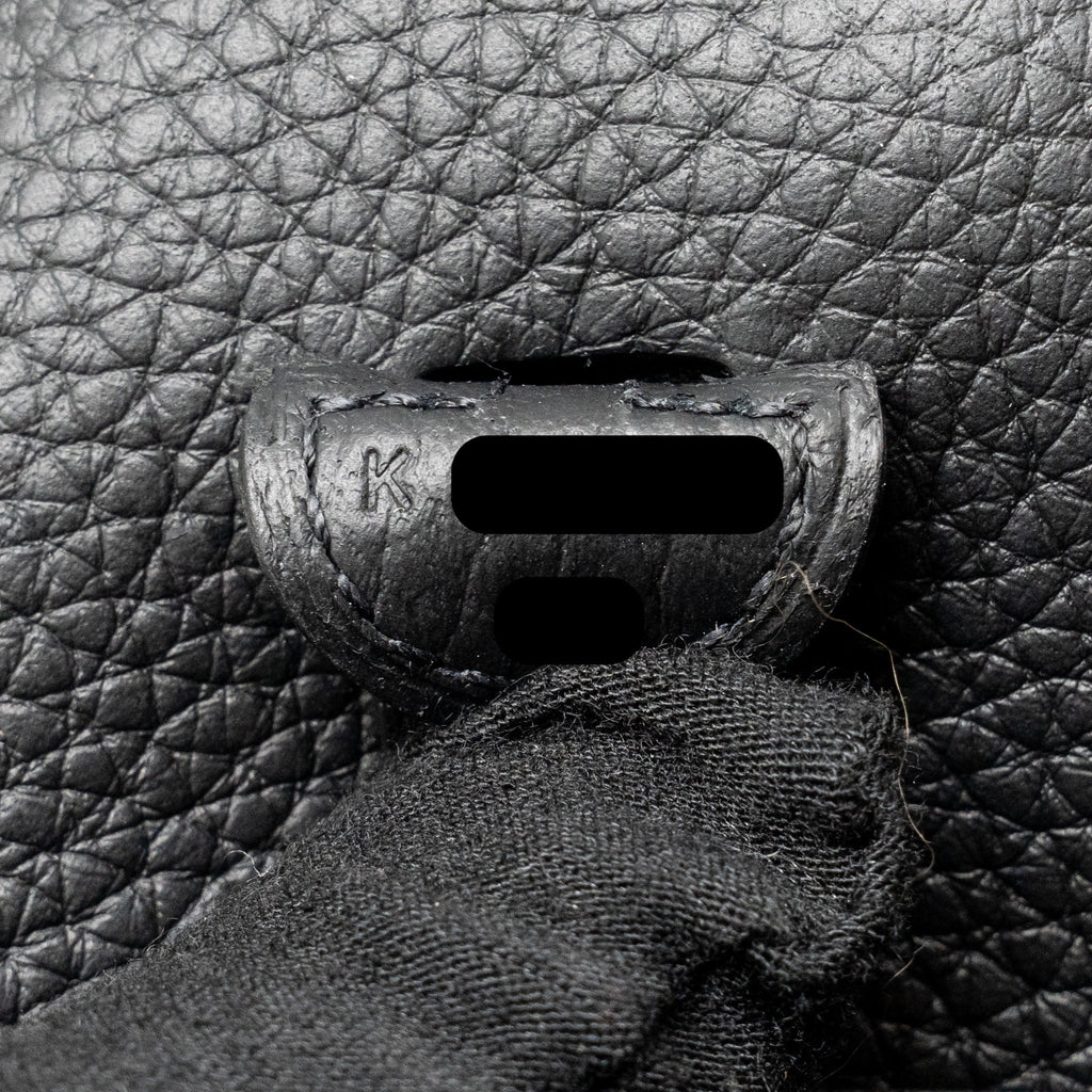HERMES MINI EVELYNE CLEMENCE BLACK GHW