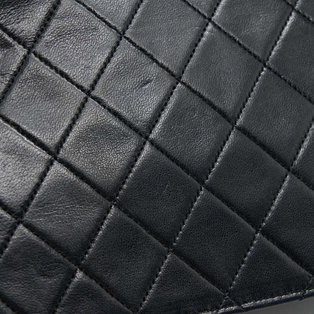 CHANEL VINTAGE QUILTED LAMBSKIN FLAP SHOULDER BAG