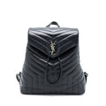 SAINT LAURENT/YSL LOU LOU BACKPACK BLACK SHW