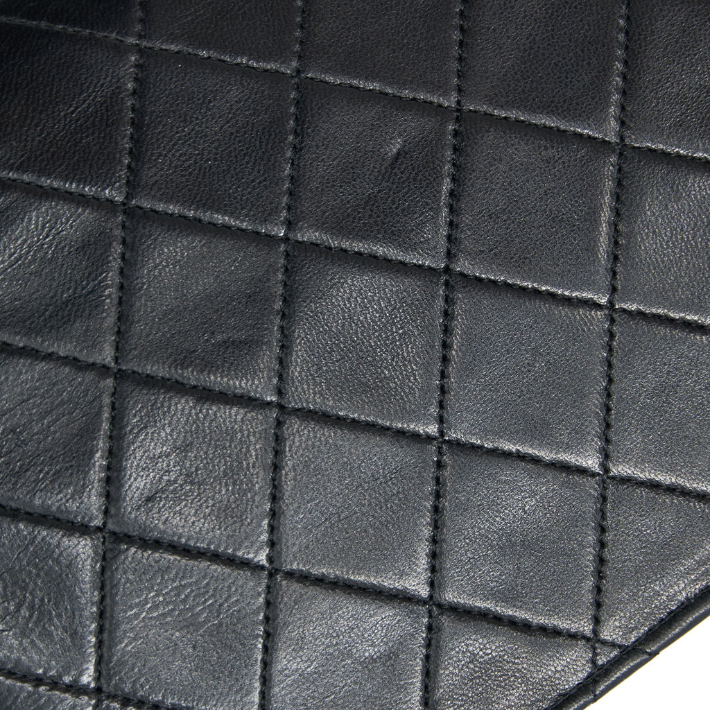 CHANEL VINTAGE QUILTED LAMBSKIN FLAP SHOULDER BAG