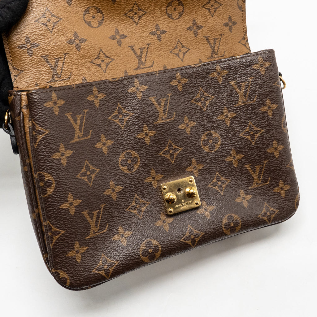 LOUIS VUITTON POCHETTE METIS MONOGRAM REVERSE CANVAS GHW