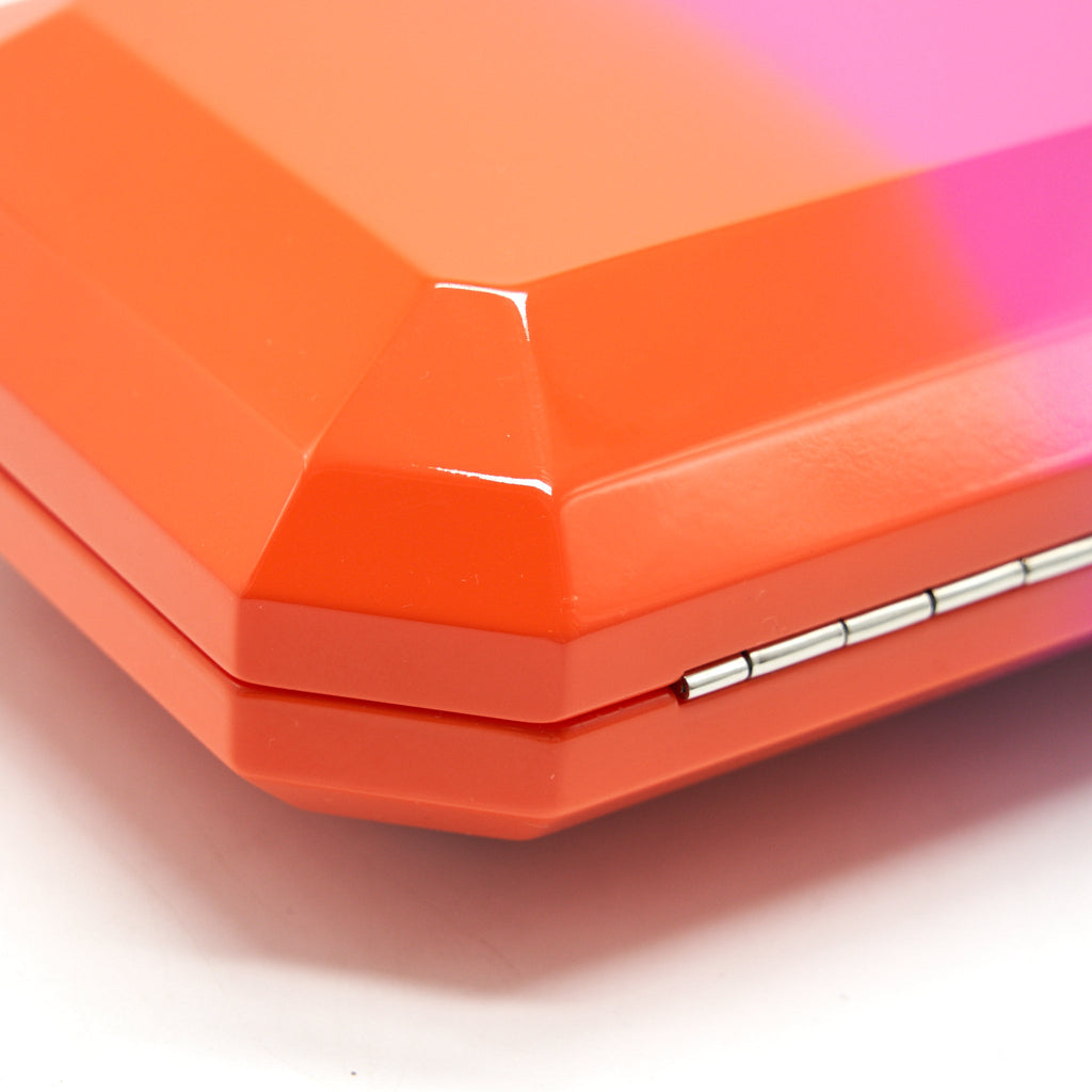 CHANEL RUNWAY MINAUDIERE CLUTCH PINK/ ORANGE