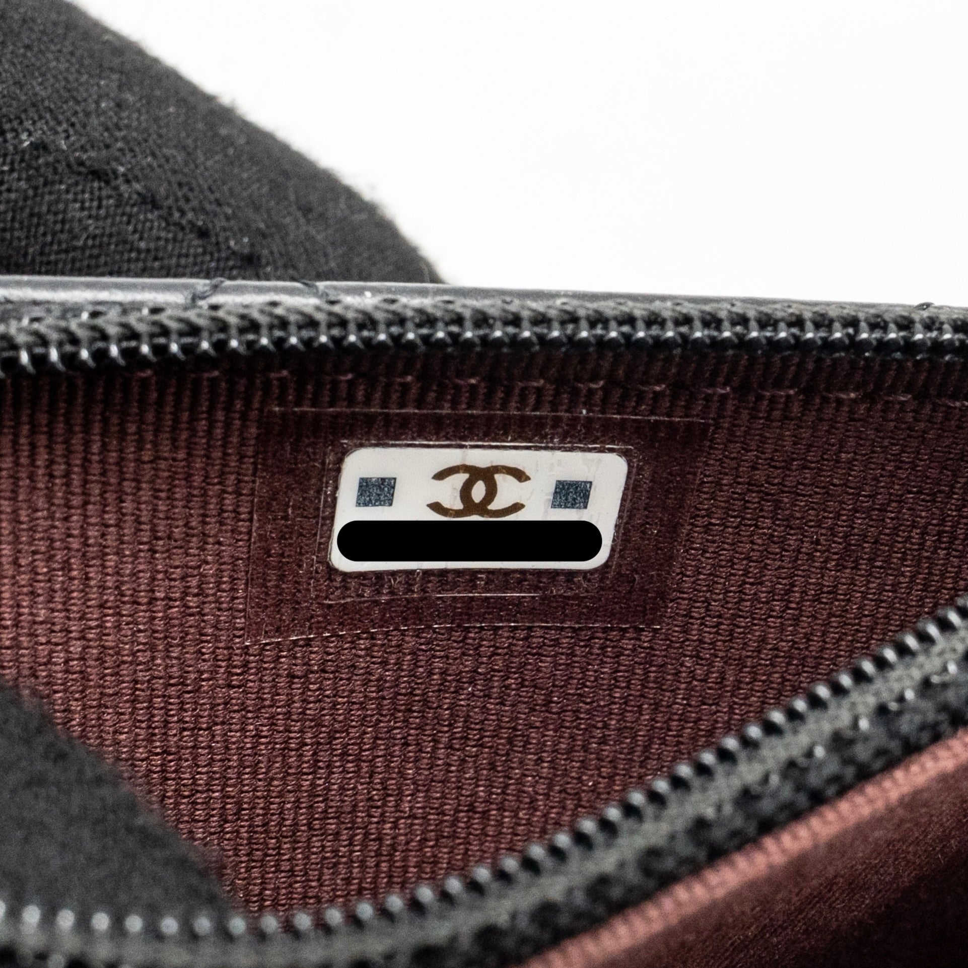 CHANEL MINI 2.55 REISSUE WALLET ON CHAIN AGED CALFSKIN BLACK GHW(MICROCHIP)