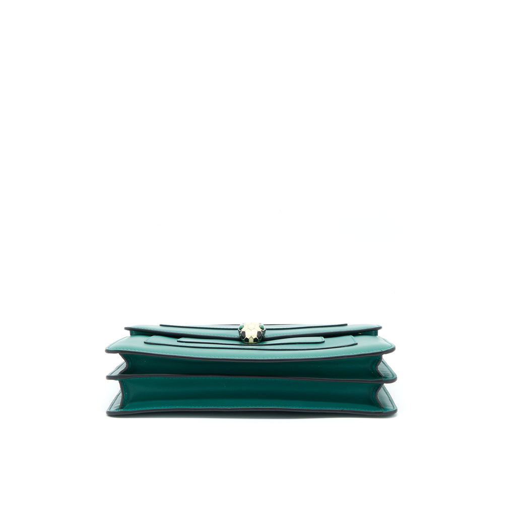 BVLGARI SERPENTI FOREVER SHOULDER BAG GREEN