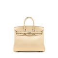 HERMES BIRKIN 25 SWIFT LEATHER TRENCH SHW