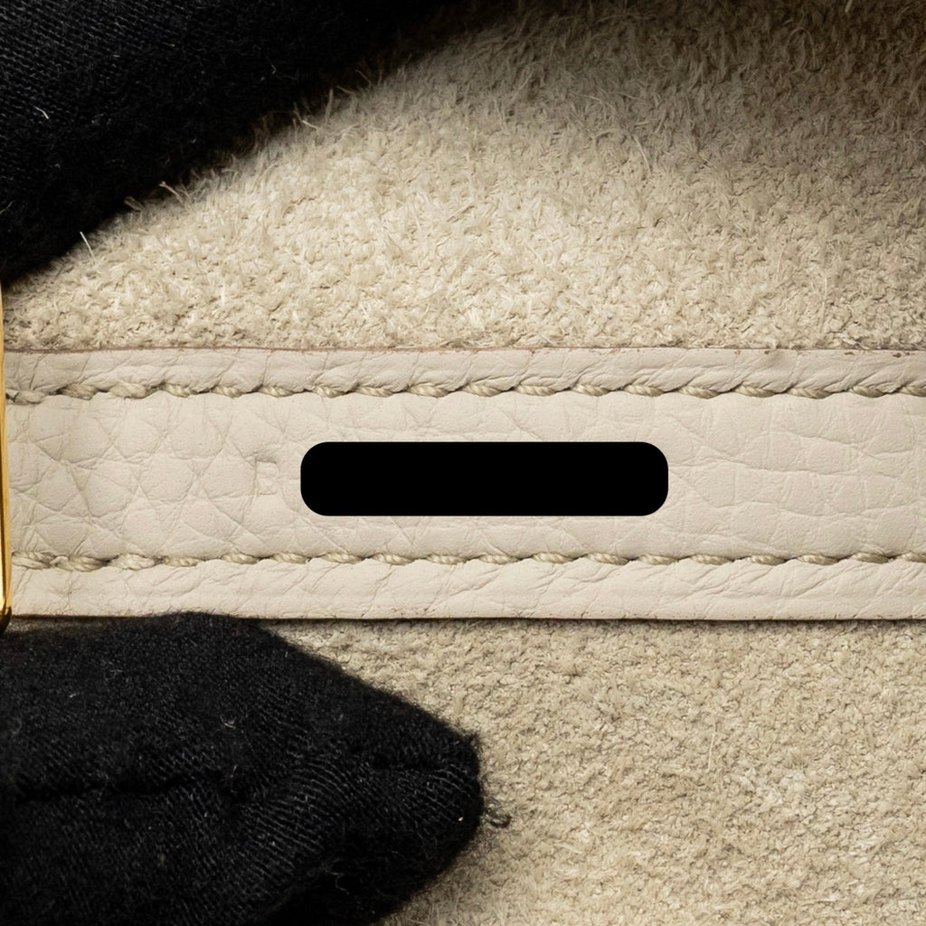 HERMES PICOTIN 18 LOCK BAG OSTRICH TOUCH/CLEMENCE BETON GHW