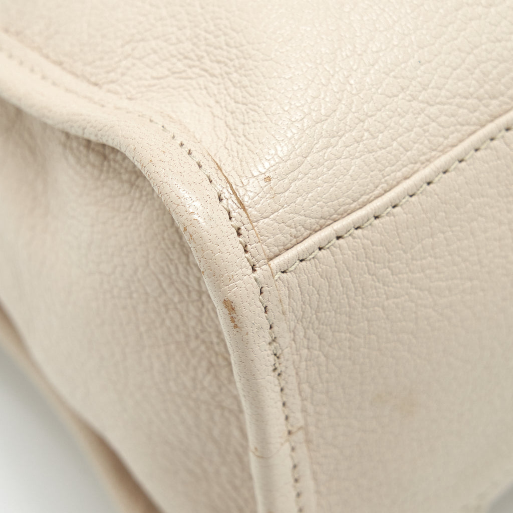 BALENCIAGA MINI CITY BAG BEIGE GHW