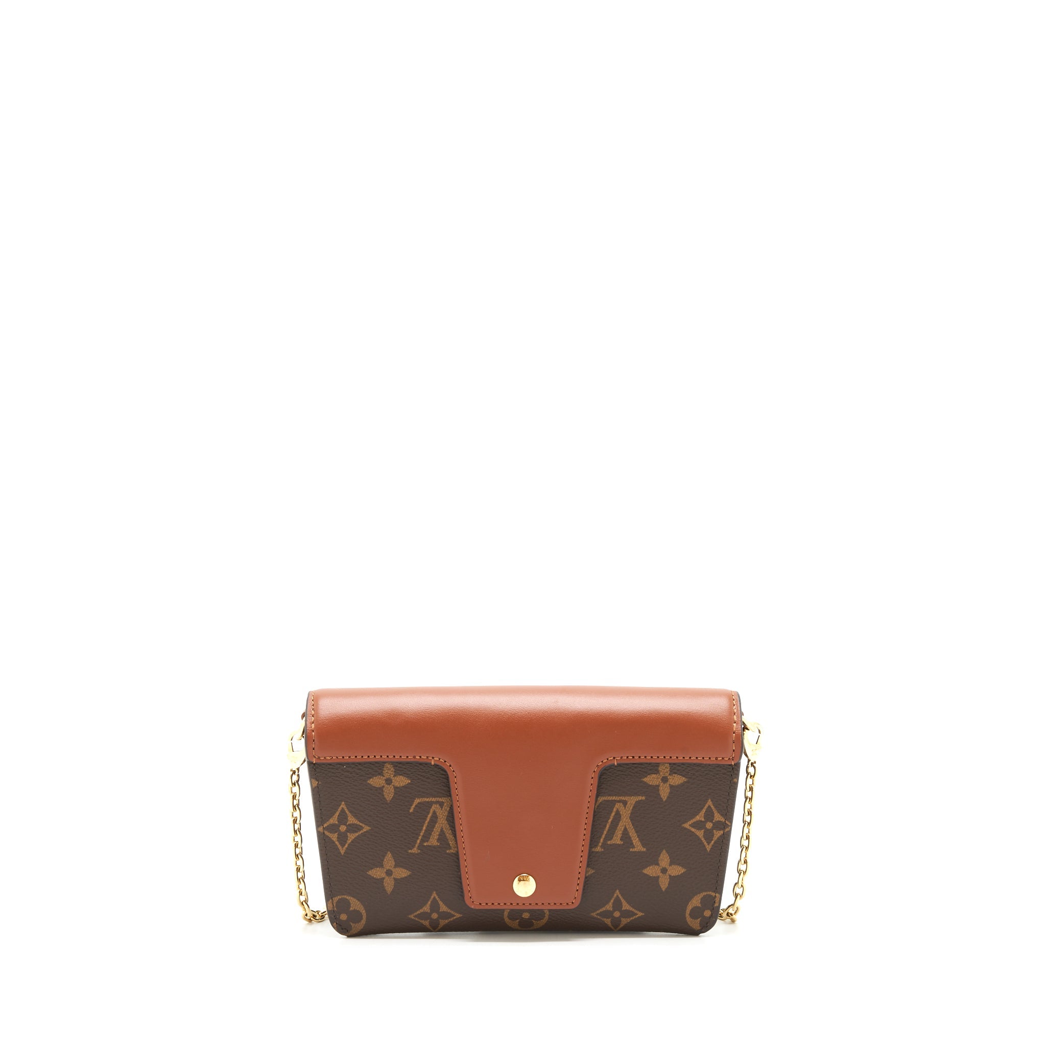 LOUIS VUITTON PADLOCK ON STRAP MONOGRAM CARAMEL GHW