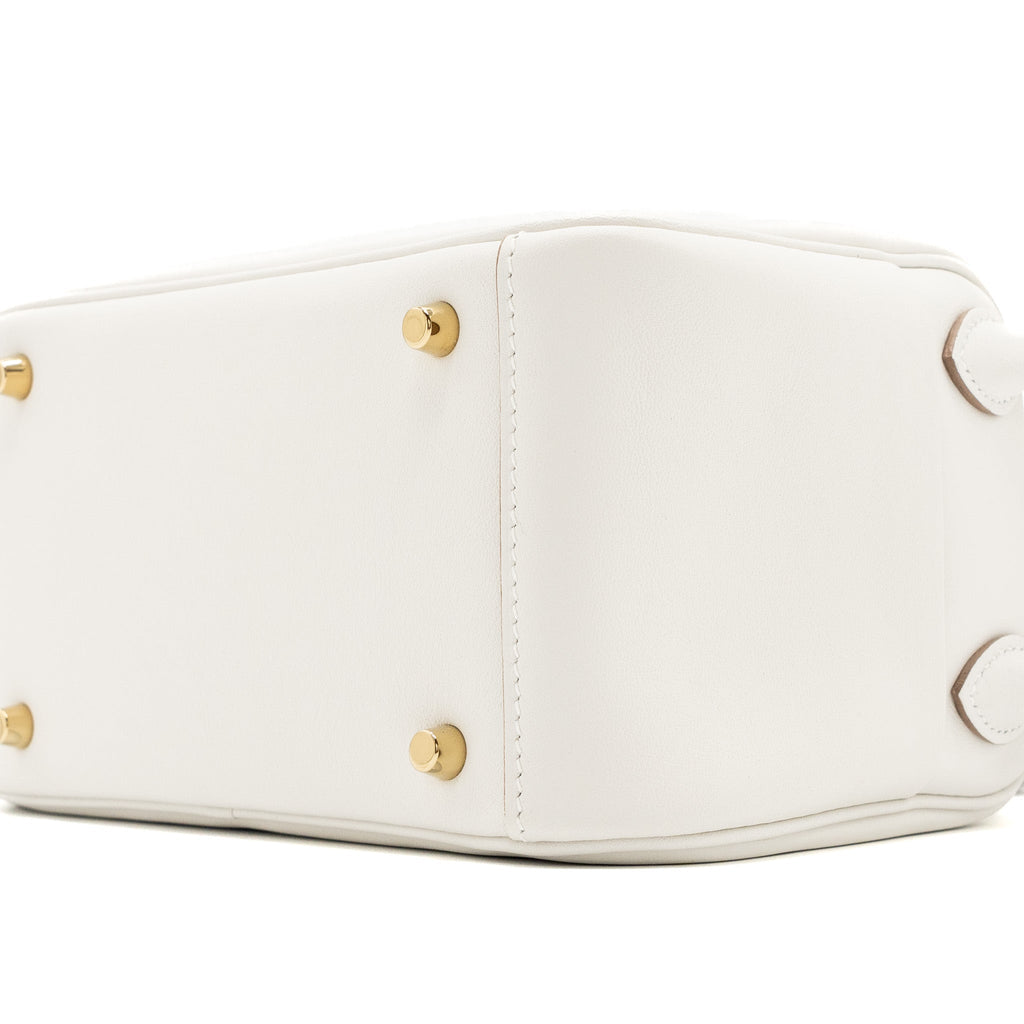 HERMES MINI LINDY SWIFT GRIS PALE / GRIS MEYER GHW