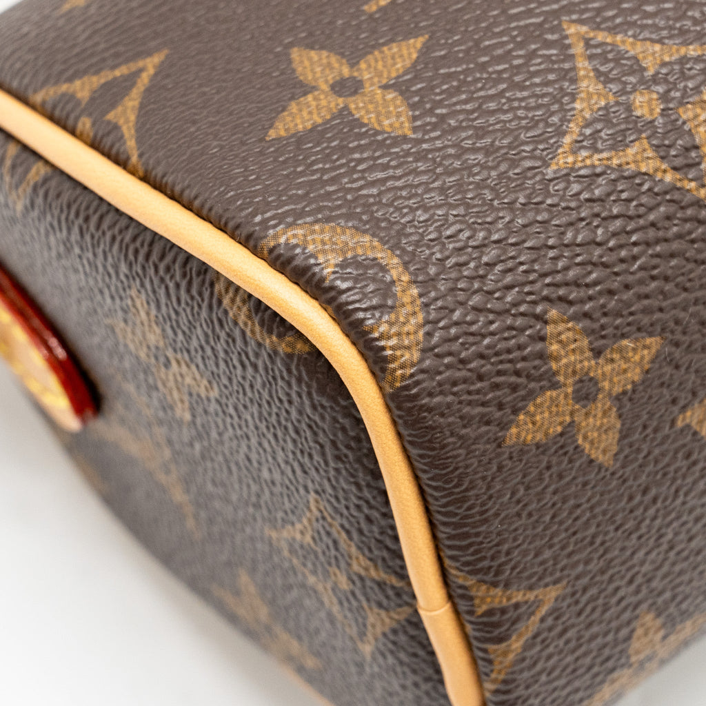 LOUIS VUITTON NANO SPEEDY MONOGRAM CANVAS GHW