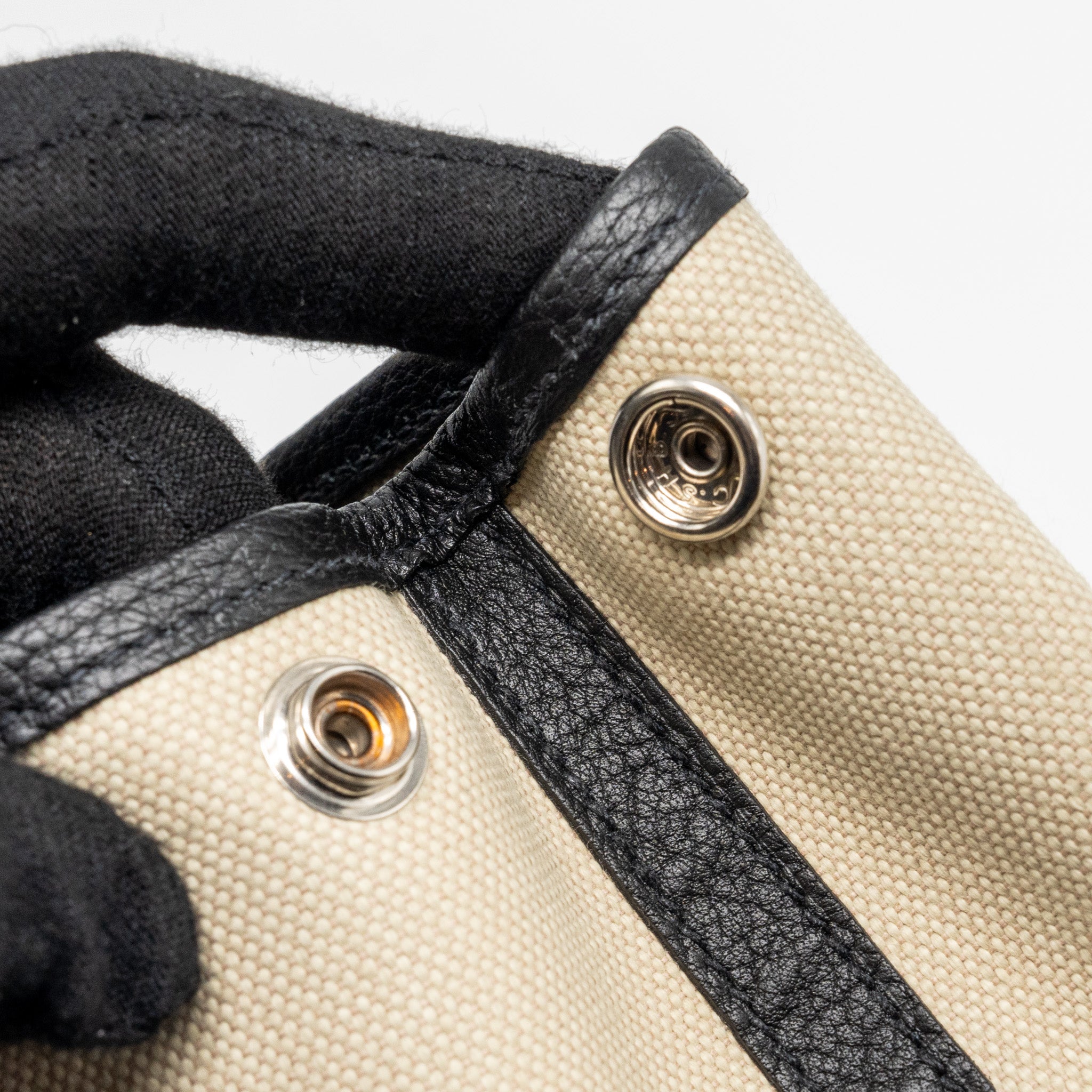 HERMES GARDEN PARTY 30 CANVAS/ NEGONDA BETON/BLACK SHW
