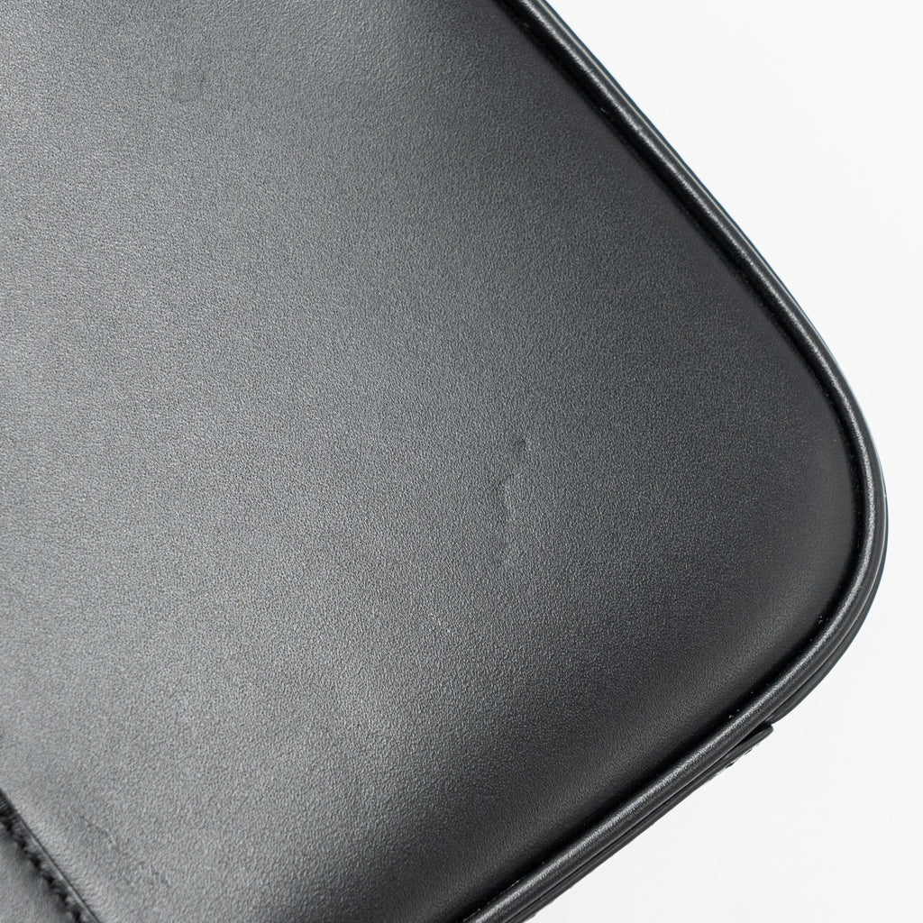 SAINT LAURENT/YSL LE 5 A 7 HOBO BAG SMOOTH CALFSKIN BLACK GHW