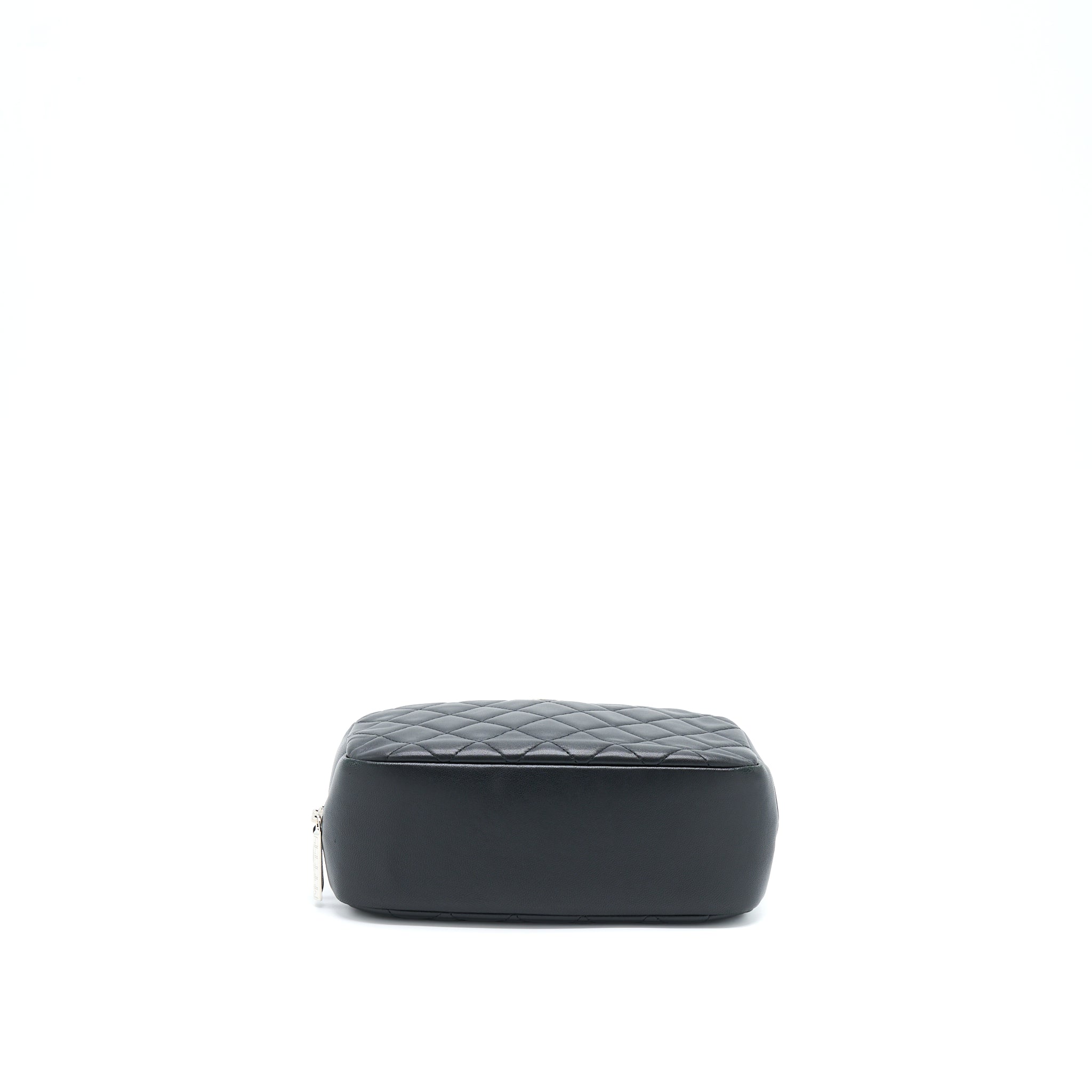 CHANEL CAMERA CLUTCH LAMBSKIN BLACK SHW