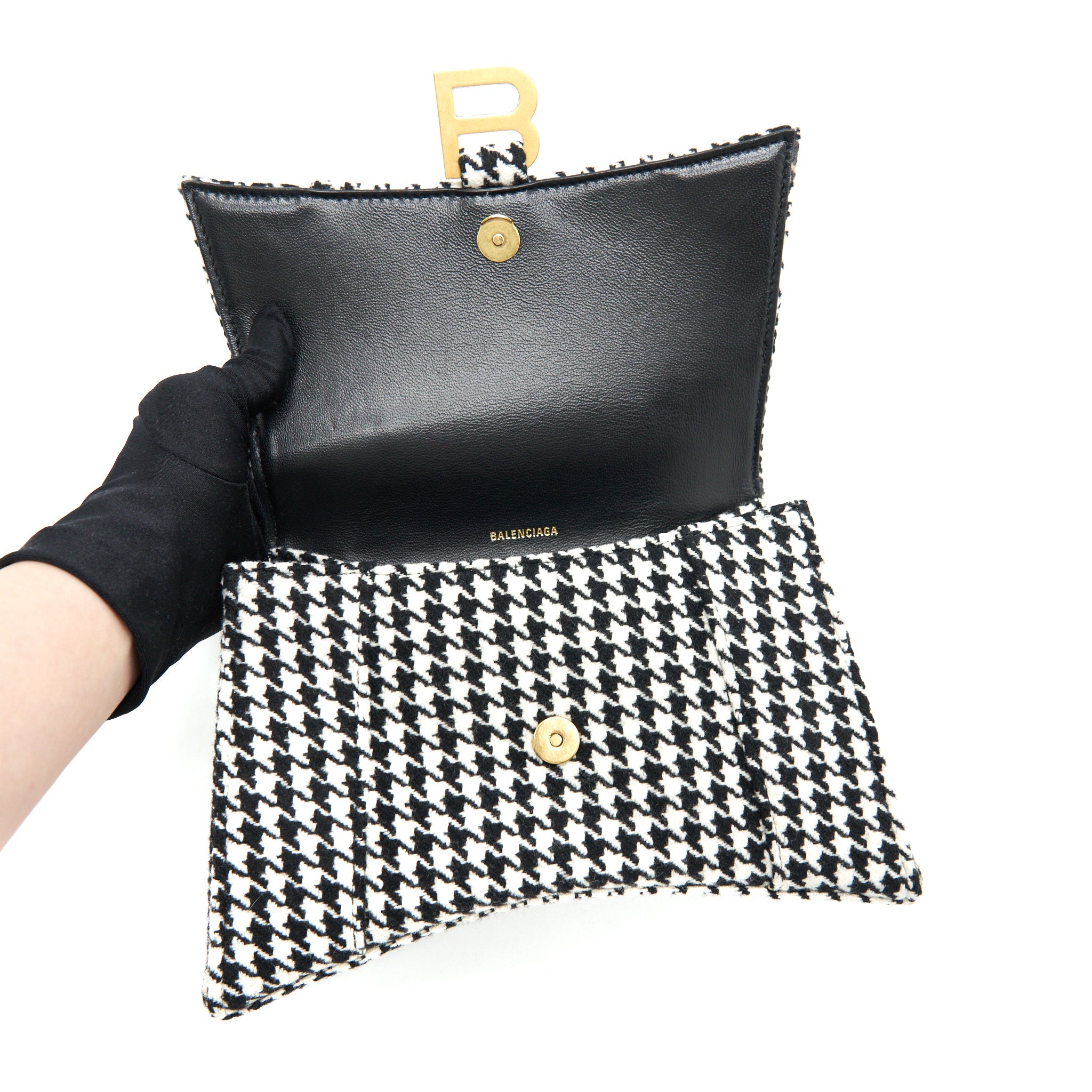 BALENCIAGA HOURGLASS SMALL FABRIC