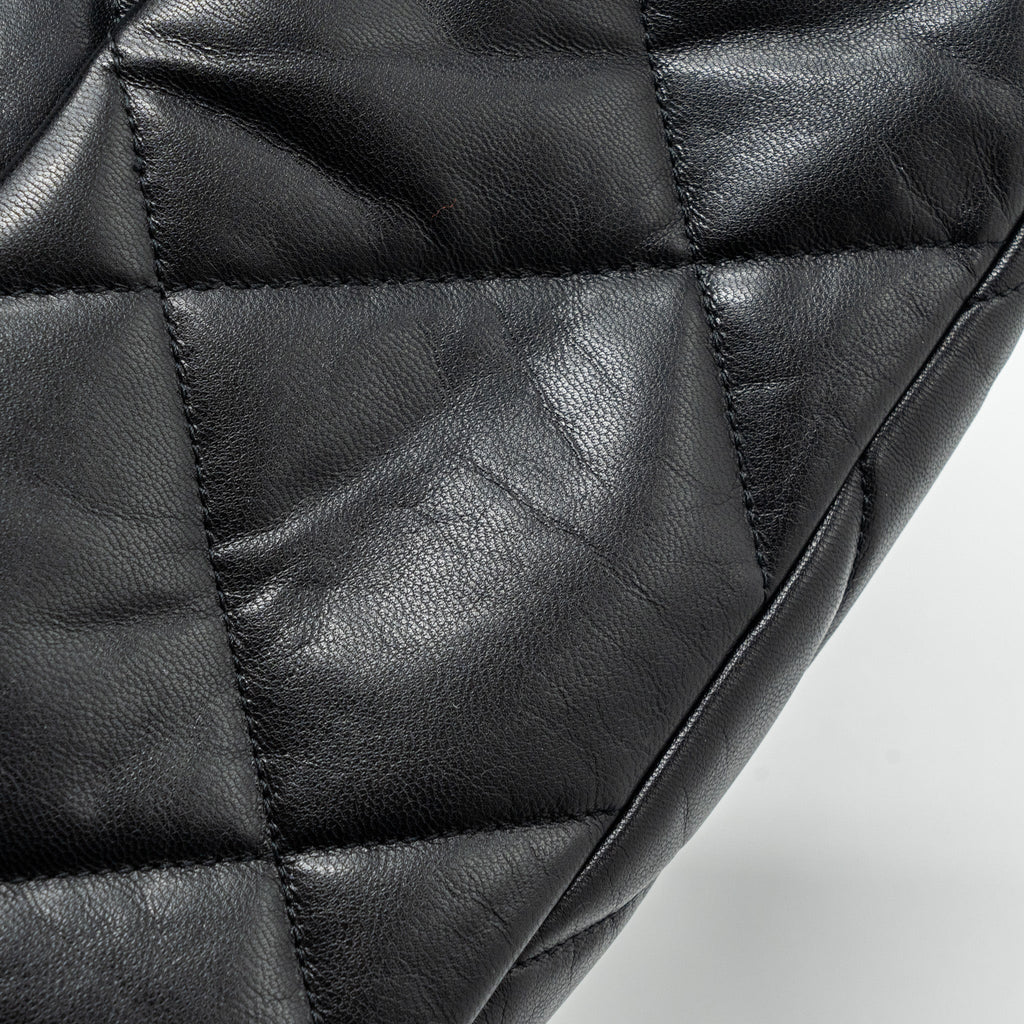 CHANEL SMALL 19 BAG GOATSKIN BLACK MULTICOLOUR HARDWARE