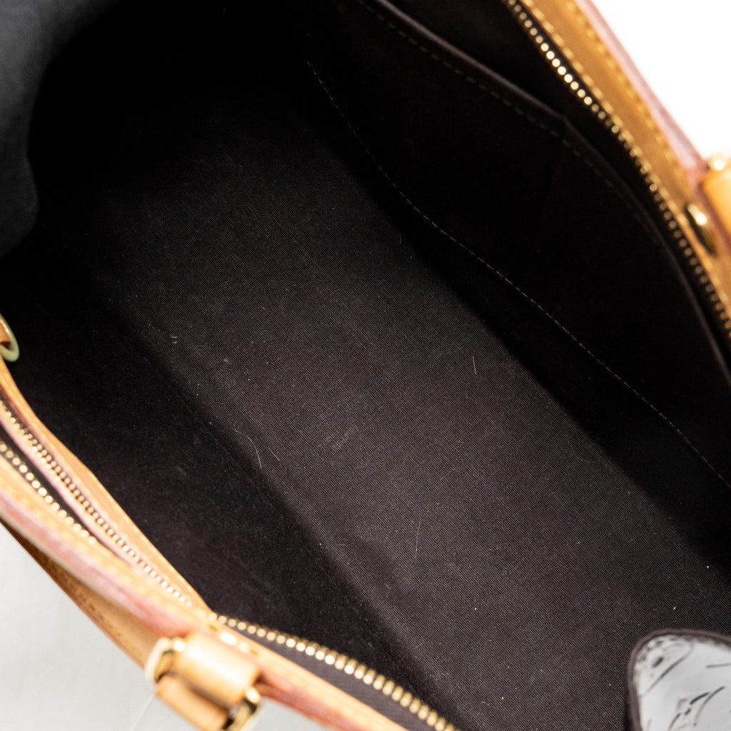 LOUIS VUITTON VERNIS BREA MM BAG MONOGRAM PATENT AMARANTE GHW