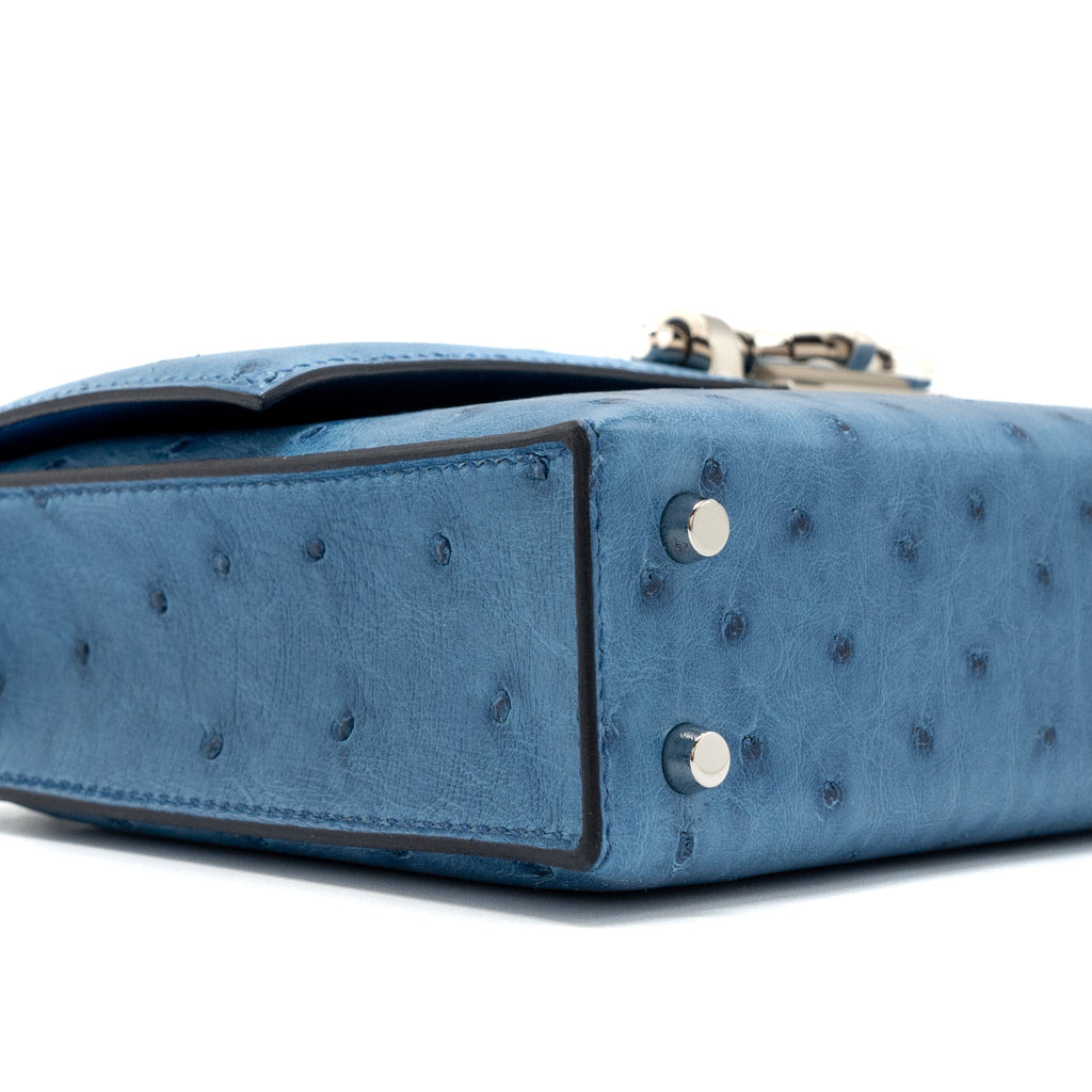 HERMES MINI VERROU OSTRICH HANADA SHW