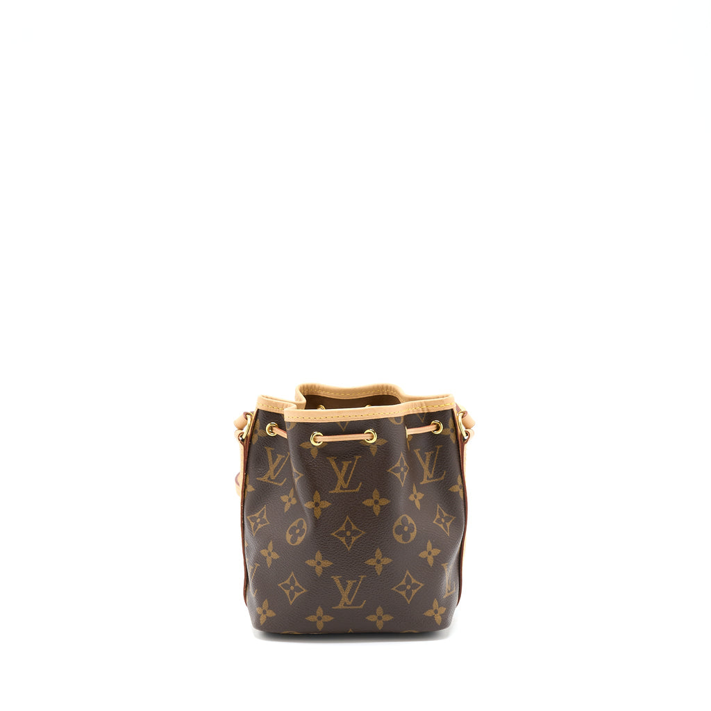 LOUIS VUITTON NANO NOE MONOGRAM CANVAS GHW