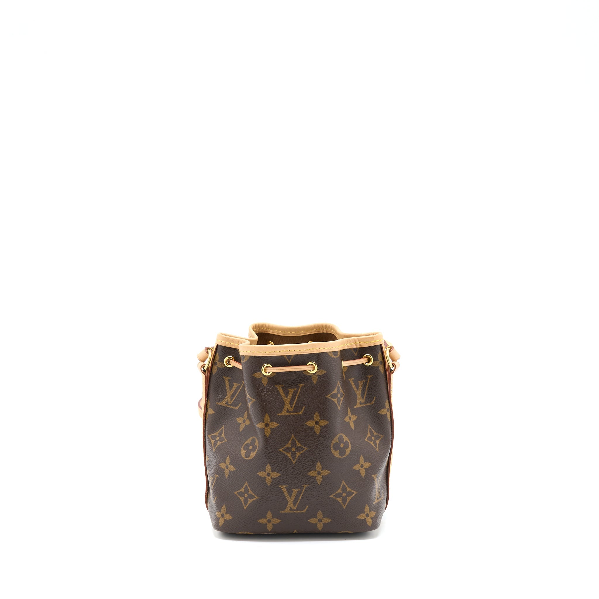 LOUIS VUITTON NANO NOE MONOGRAM CANVAS GHW