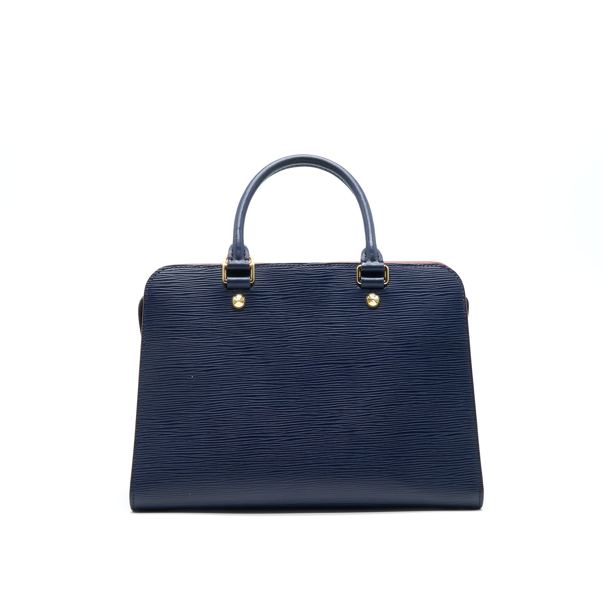 LOUIS VUITTON EPI LEATHER TOTE BAG NAVY