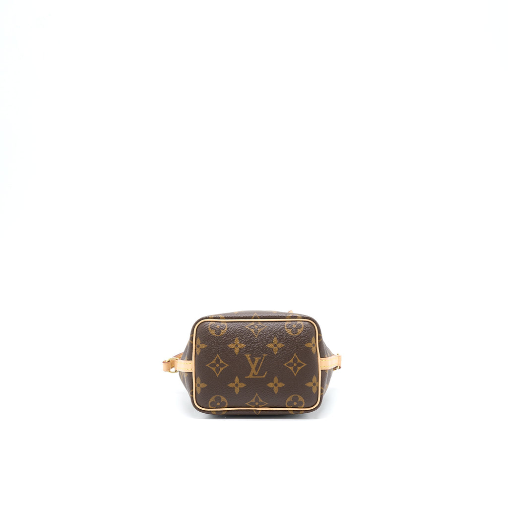LOUIS VUITTON NANO NOE MONOGRAM CANVAS GHW