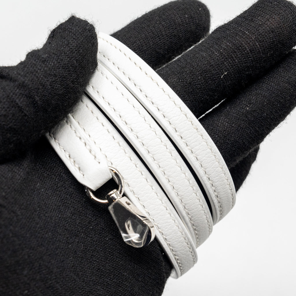 HERMES MINI BOLIDE EVERCOLOR NEW WHITE SHW