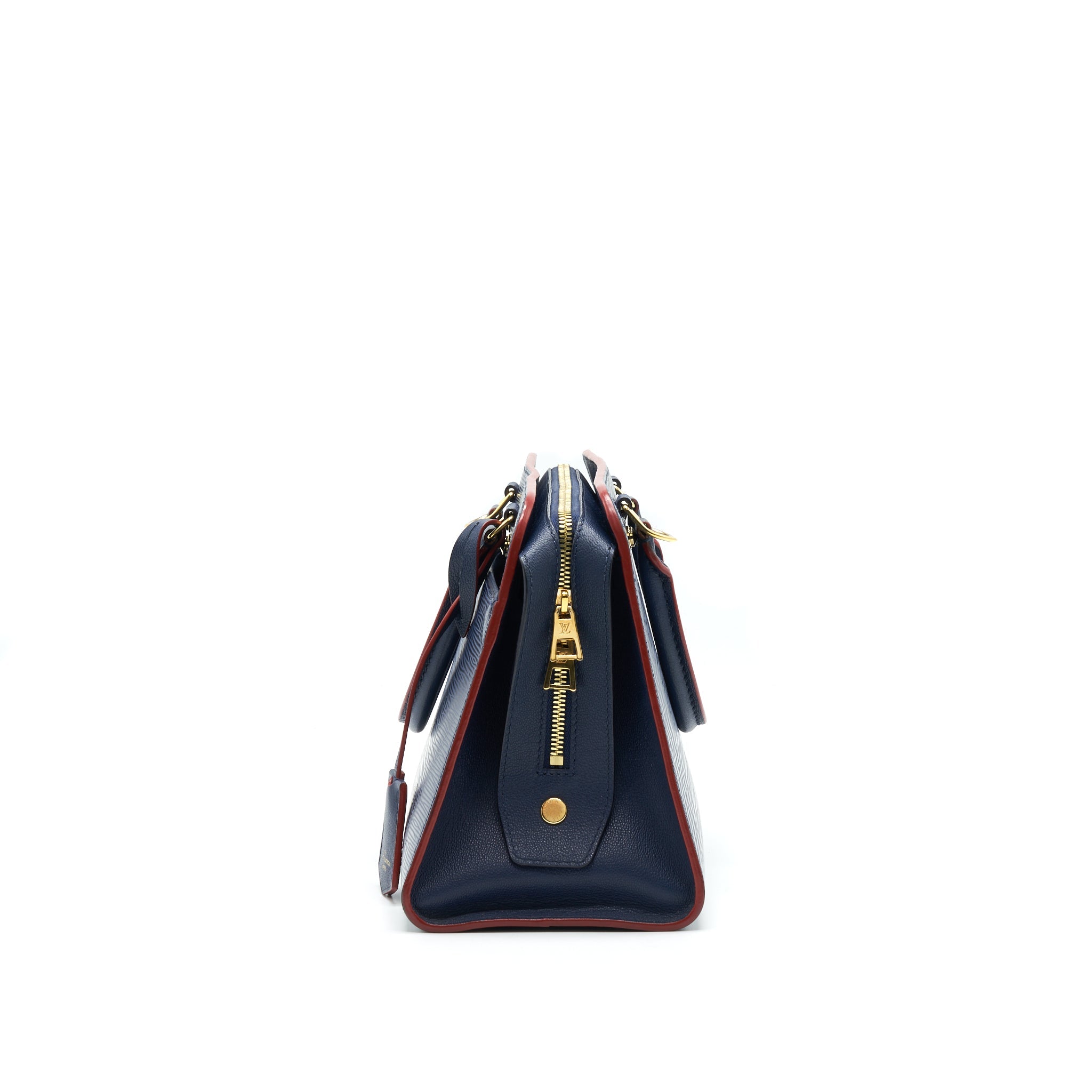 LOUIS VUITTON EPI LEATHER TOTE BAG NAVY