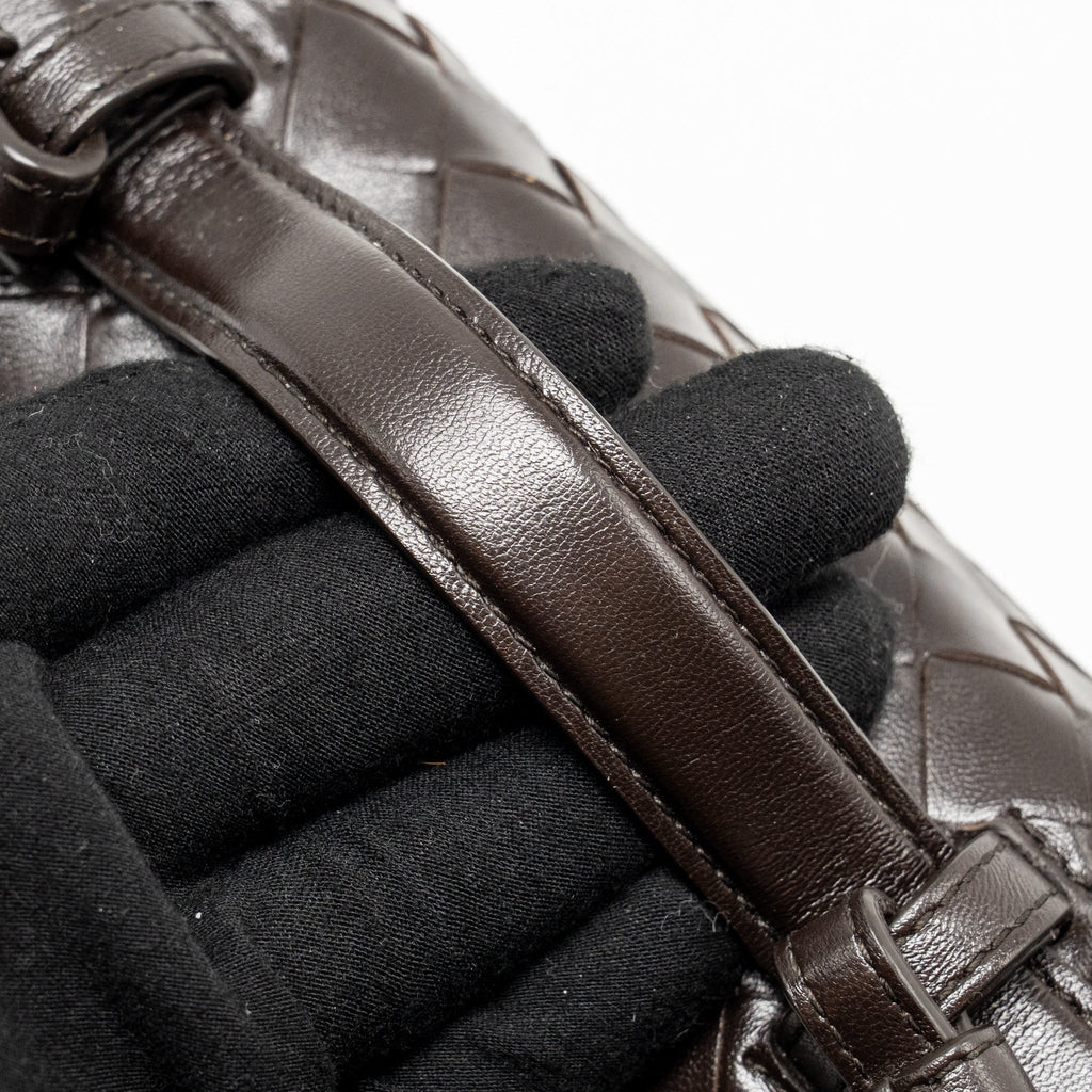 BOTTEGA VENETA BANG BANG VANITY CASE WITH STRAP INTRECCIATO LEATHER FONDANT GHW