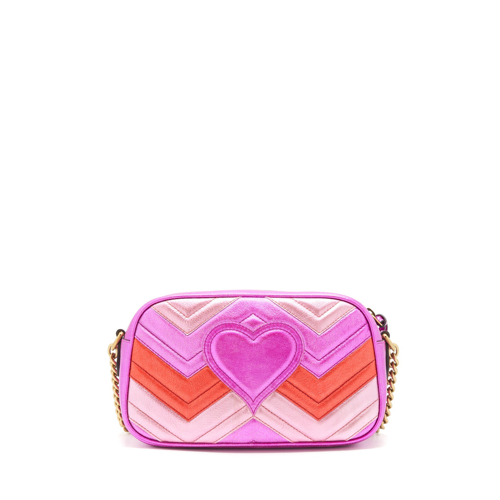 GUCCI GG MARMONT MATELASSÉ SMALL SHOULDER BAG MULTICOLOUR