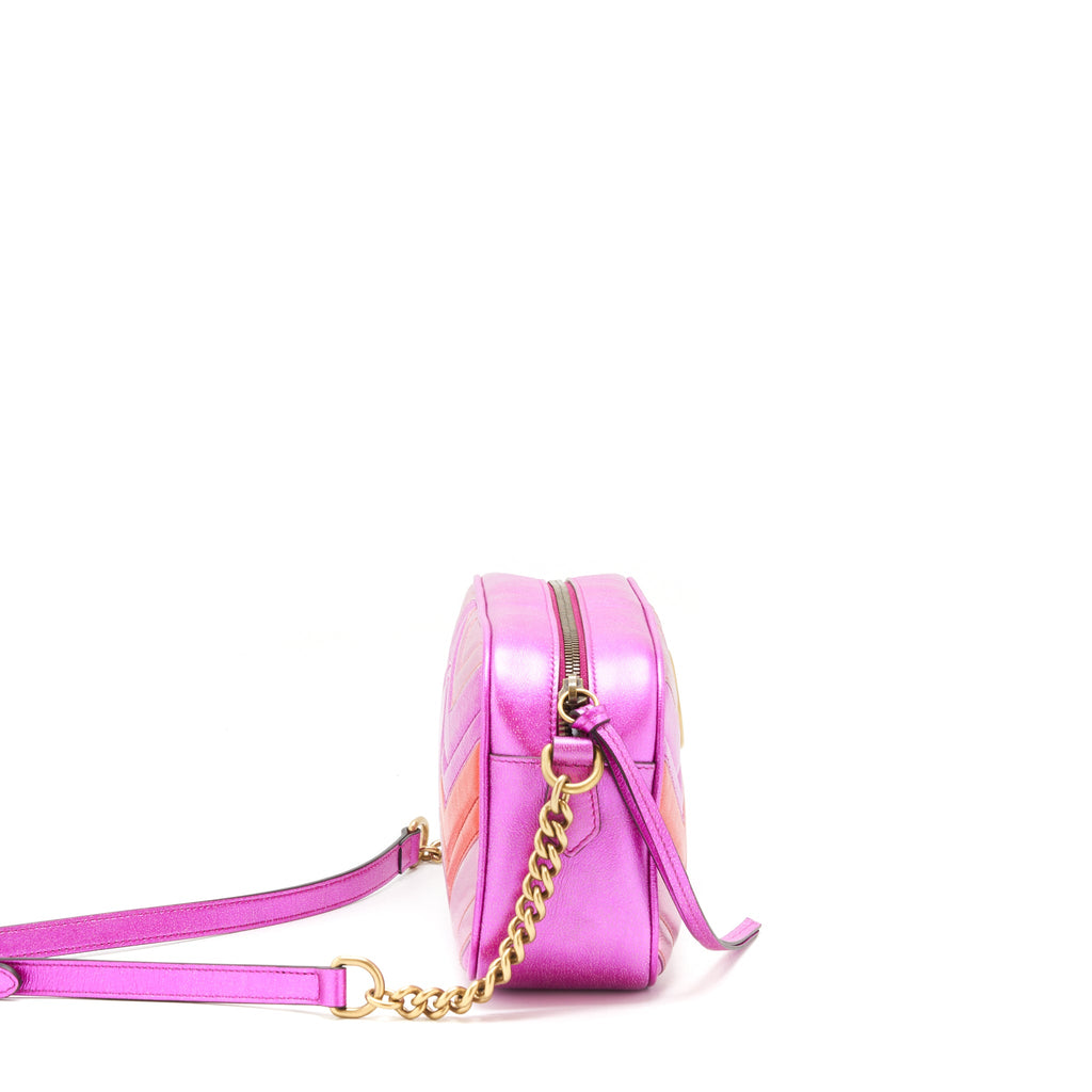 GUCCI GG MARMONT MATELASSÉ SMALL SHOULDER BAG MULTICOLOUR