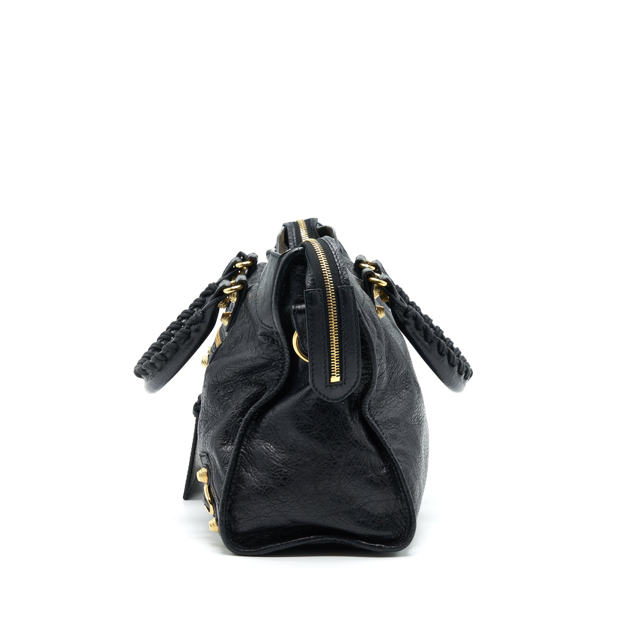 BALENCIAGA GIANT CITY BAG IN BLACK