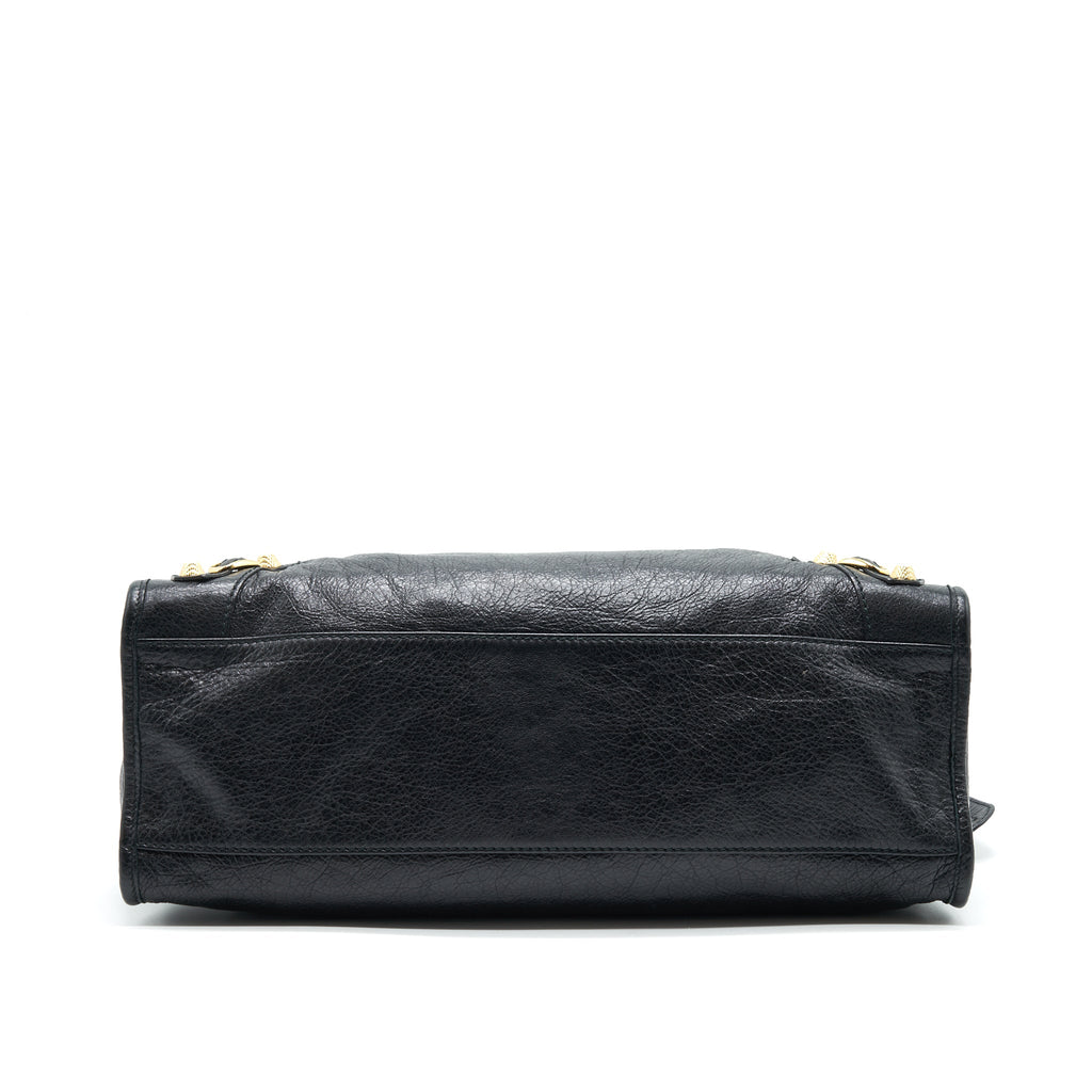 BALENCIAGA GIANT CITY BAG IN BLACK