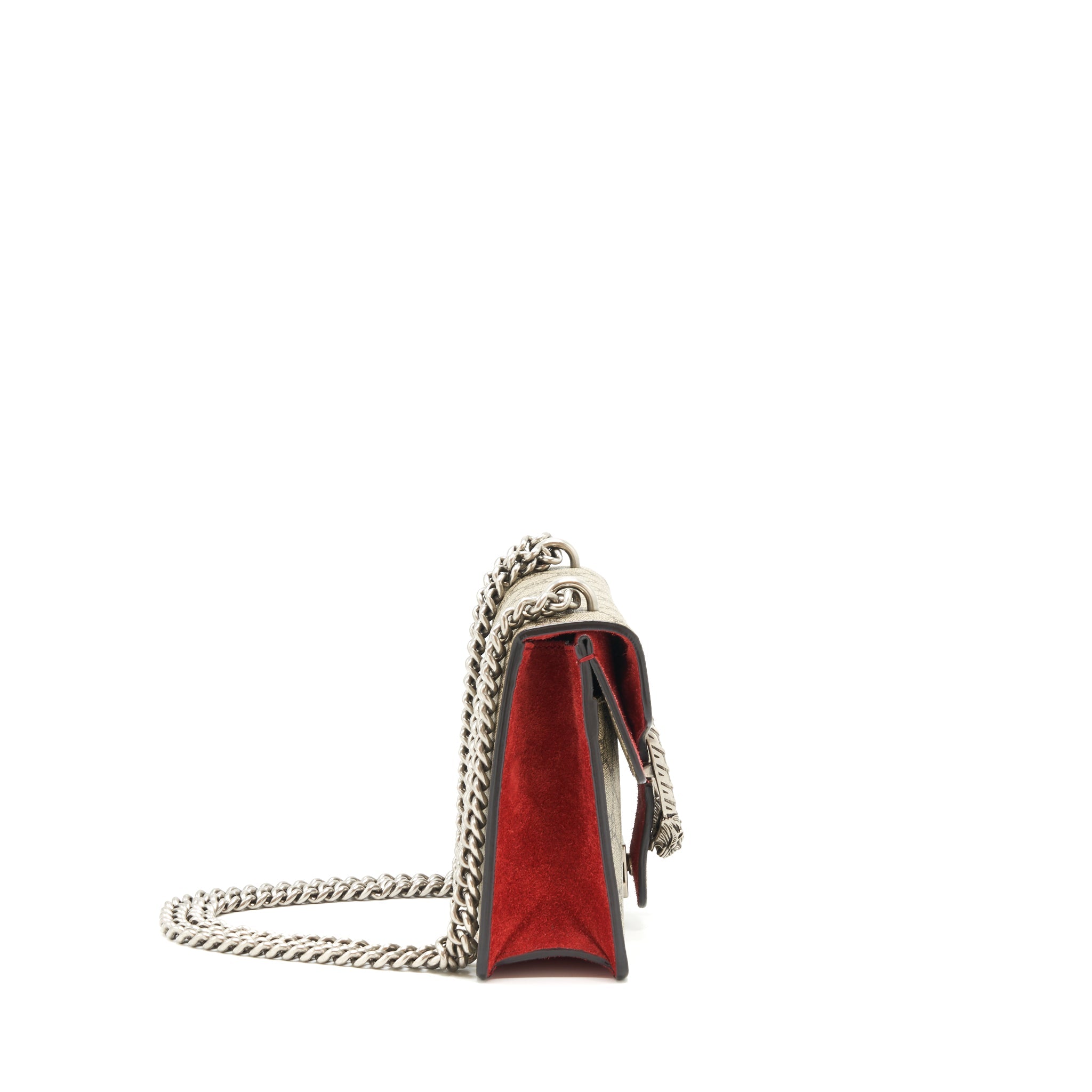 GUCCI DIONYSUS GG SUPREME MINI BAG RED