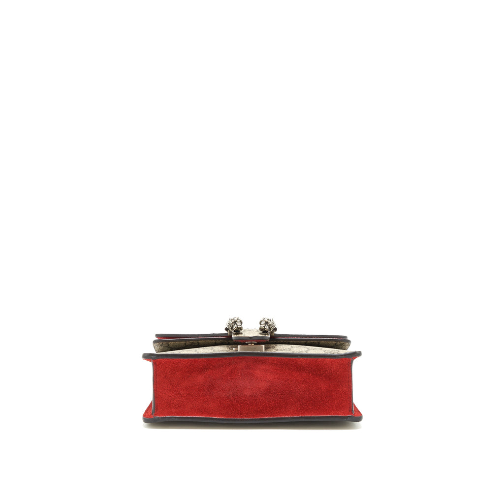 GUCCI DIONYSUS GG SUPREME MINI BAG RED