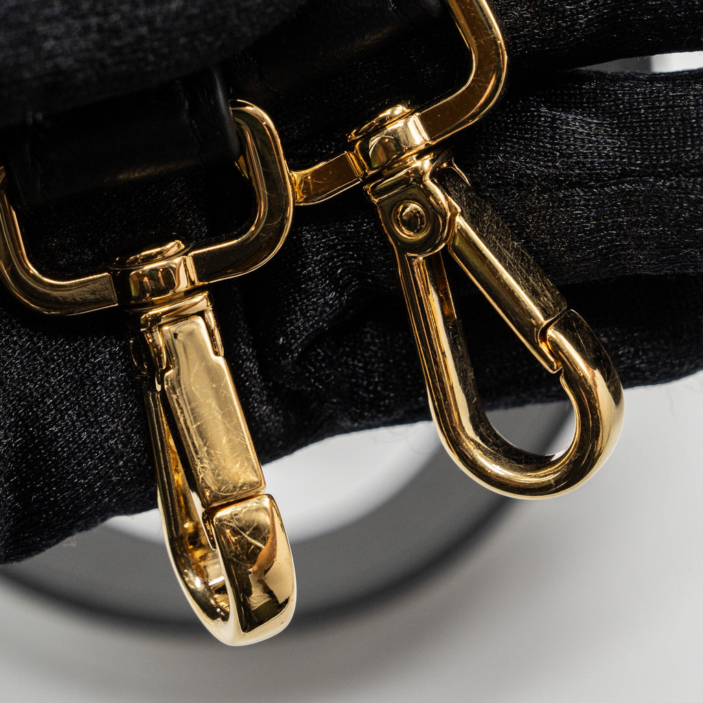 FENDI LARGE BAGUETTE BAG NAPPA BLACK GHW