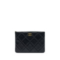 CHANEL 19 CLUTCH LAMBSKIN BLACK GHW