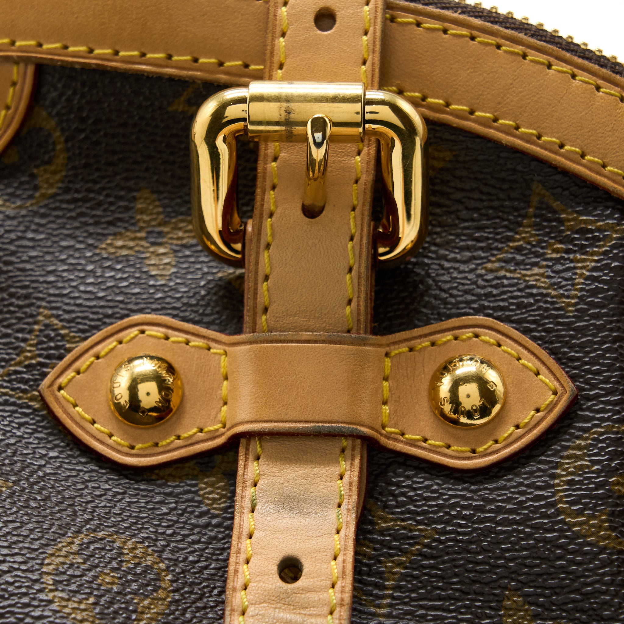 LOUIS VUITTON VINTAGE SHOULDER BAG MONOGRAM CANVAS GHW